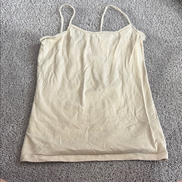 Time and Tru Cream Fitted Camisole Top - Picture 1 of 1